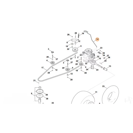 STIHL  Dźwignia 6170 647 3511